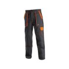 Pánské kalhoty LUX JOSEF, černo-oranžové